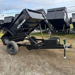 hydraulic  5 x 8 Dump Trailer – 5K Spreader Gate