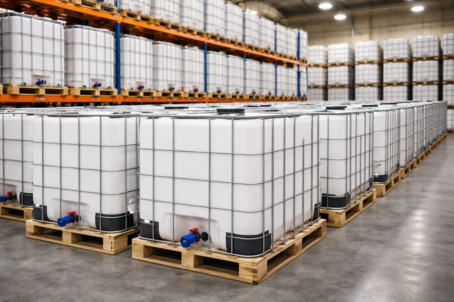 IBC Tanks in Warehouse
