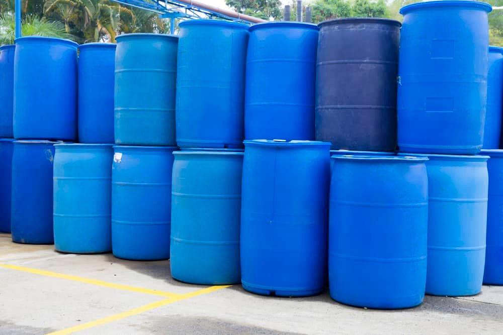 Wholesale Blue Plastic Drums
